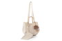 Lucky Bees 1274 Bolso de Hombro Crema, 100% Cuero de Polivinilo, 28x13x22 cm